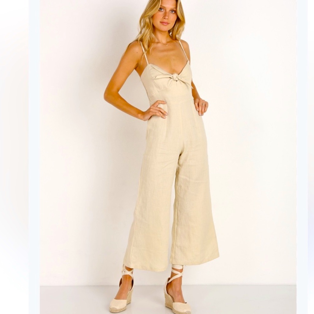 Faithfull The Brand Revolve Presley Linen Jumpsuit